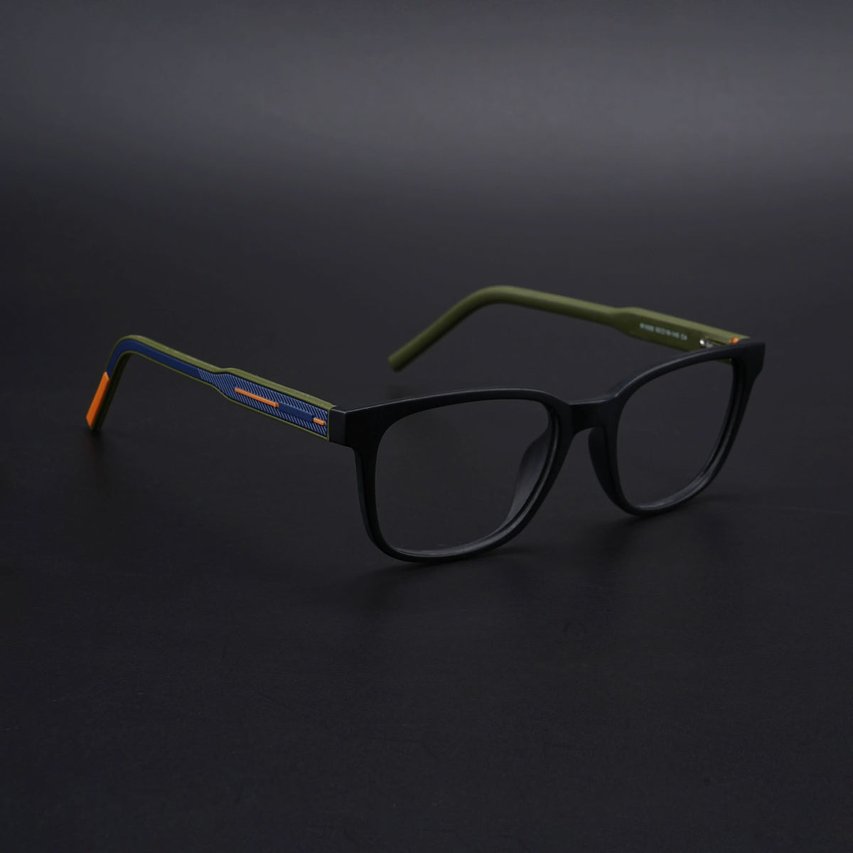 Eyejack Rush Matt Black Square Eyeglasses for Men & Women (1009CL719-C5)