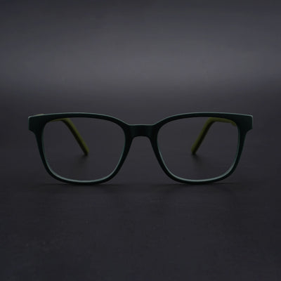 Eyejack Rush Green Square Eyeglasses for Men & Women (1009CL720-C6)