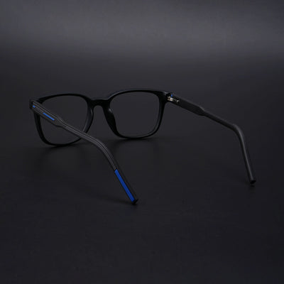 Eyejack Rush Matt Black Square Eyeglasses for Men & Women (1009CL721-C7)