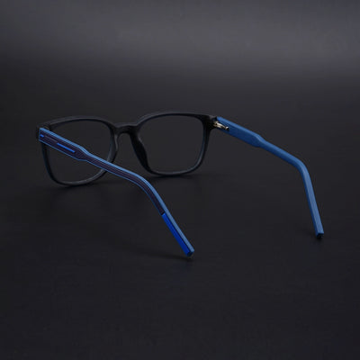 Eyejack Rush Navy Blue Square Eyeglasses for Men & Women (1009CL722-C8)