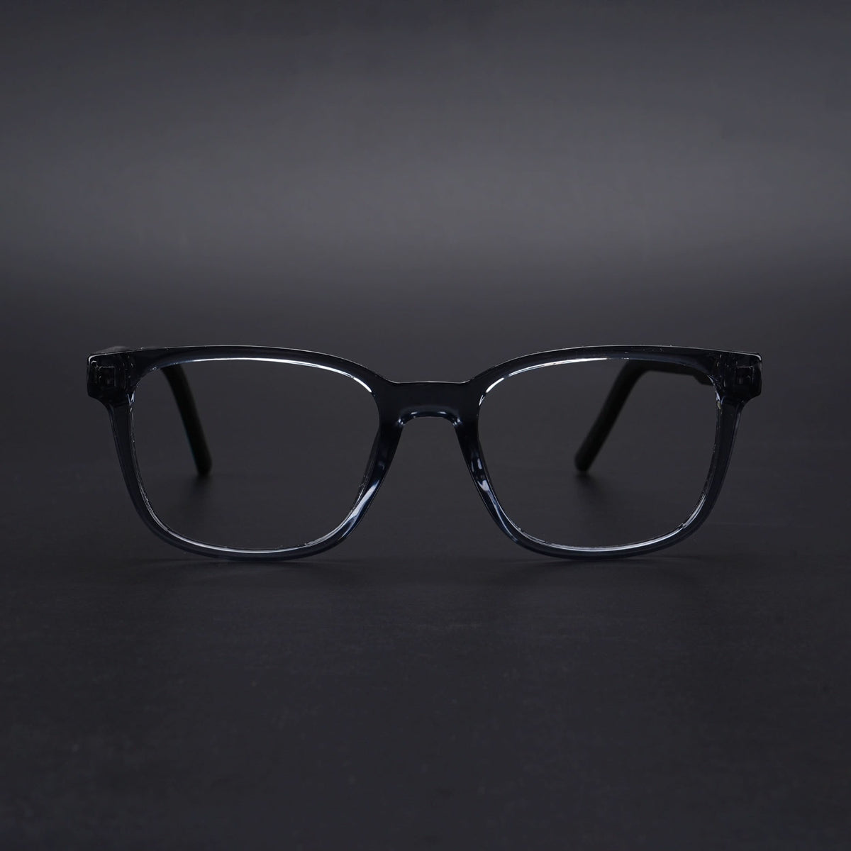 Eyejack Rush Grey Square Eyeglasses for Men & Women (1009CL723-C9)
