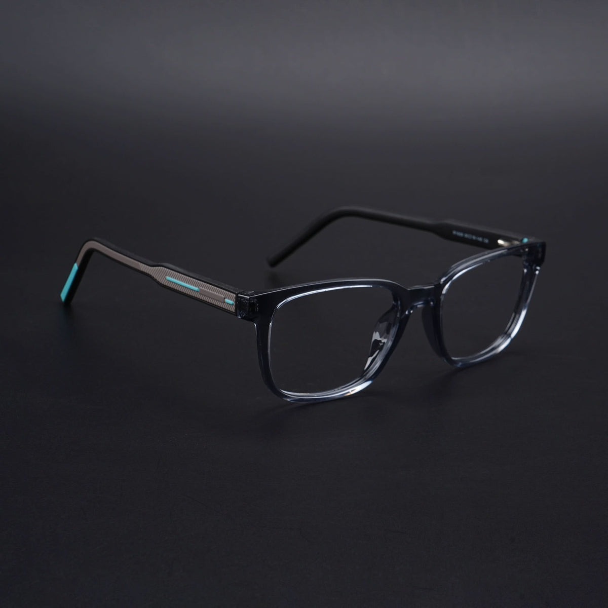 Eyejack Rush Grey Square Eyeglasses for Men & Women (1009CL723-C9)