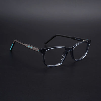 Eyejack Rush Grey Square Eyeglasses for Men & Women (1009CL723-C9)