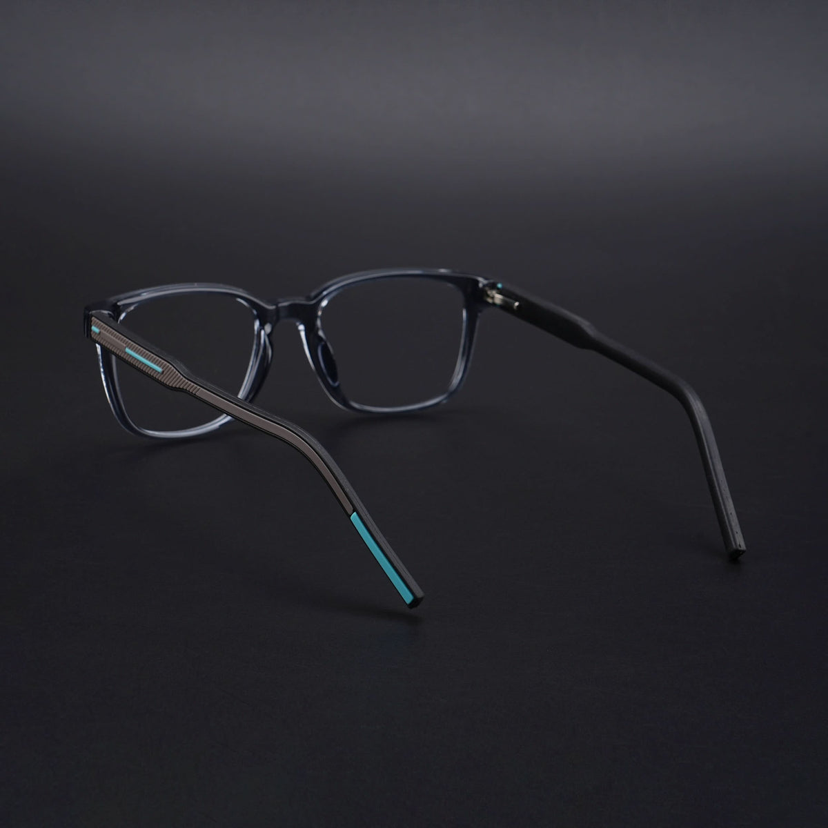 Eyejack Rush Grey Square Eyeglasses for Men & Women (1009CL723-C9)
