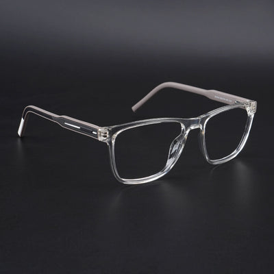 Eyejack Rush Transparent Square Eyeglasses for Men & Women (1010CL726-C2)