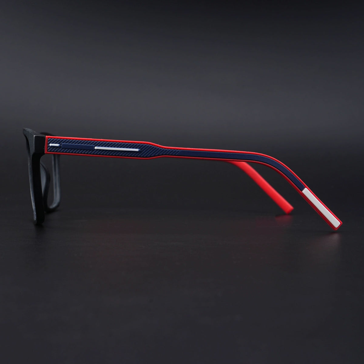 Eyejack Rush Matt Black Square Eyeglasses for Men & Women (1010CL727-C3)