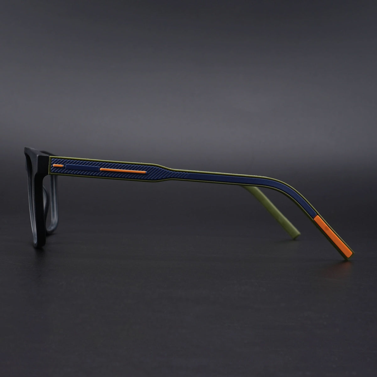 Eyejack Rush Matt Black Square Eyeglasses for Men & Women (1010CL729-C5)