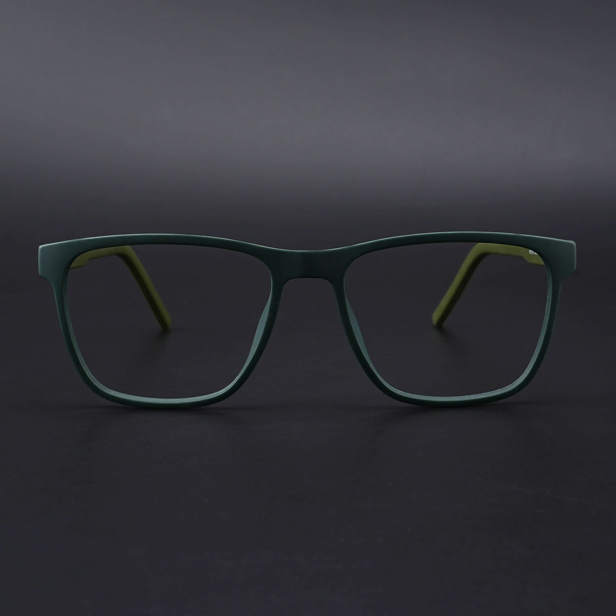 Eyejack Rush Green Square Eyeglasses for Men & Women (1010CL730-C6)