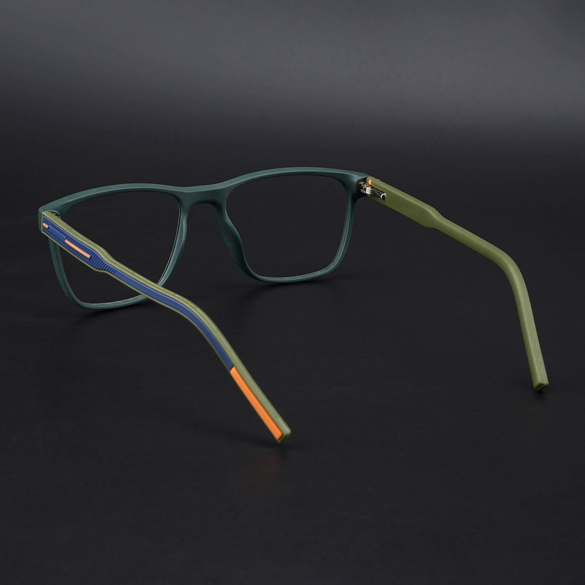 Eyejack Rush Green Square Eyeglasses for Men & Women (1010CL730-C6)