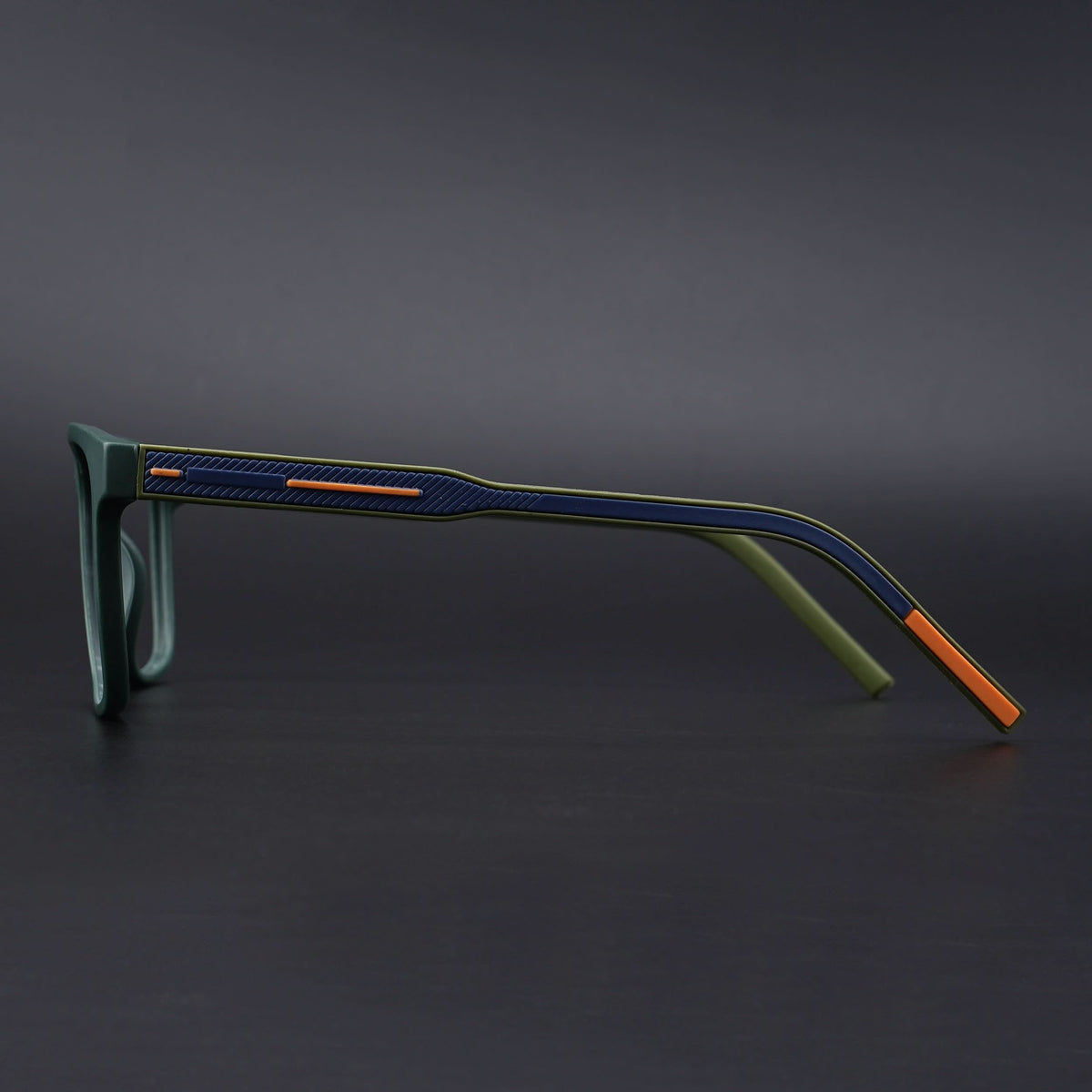 Eyejack Rush Green Square Eyeglasses for Men & Women (1010CL730-C6)