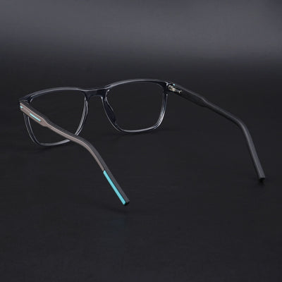 Eyejack Rush Grey Square Eyeglasses for Men & Women (1010CL733-C9)