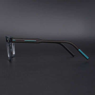 Eyejack Rush Grey Square Eyeglasses for Men & Women (1010CL733-C9)