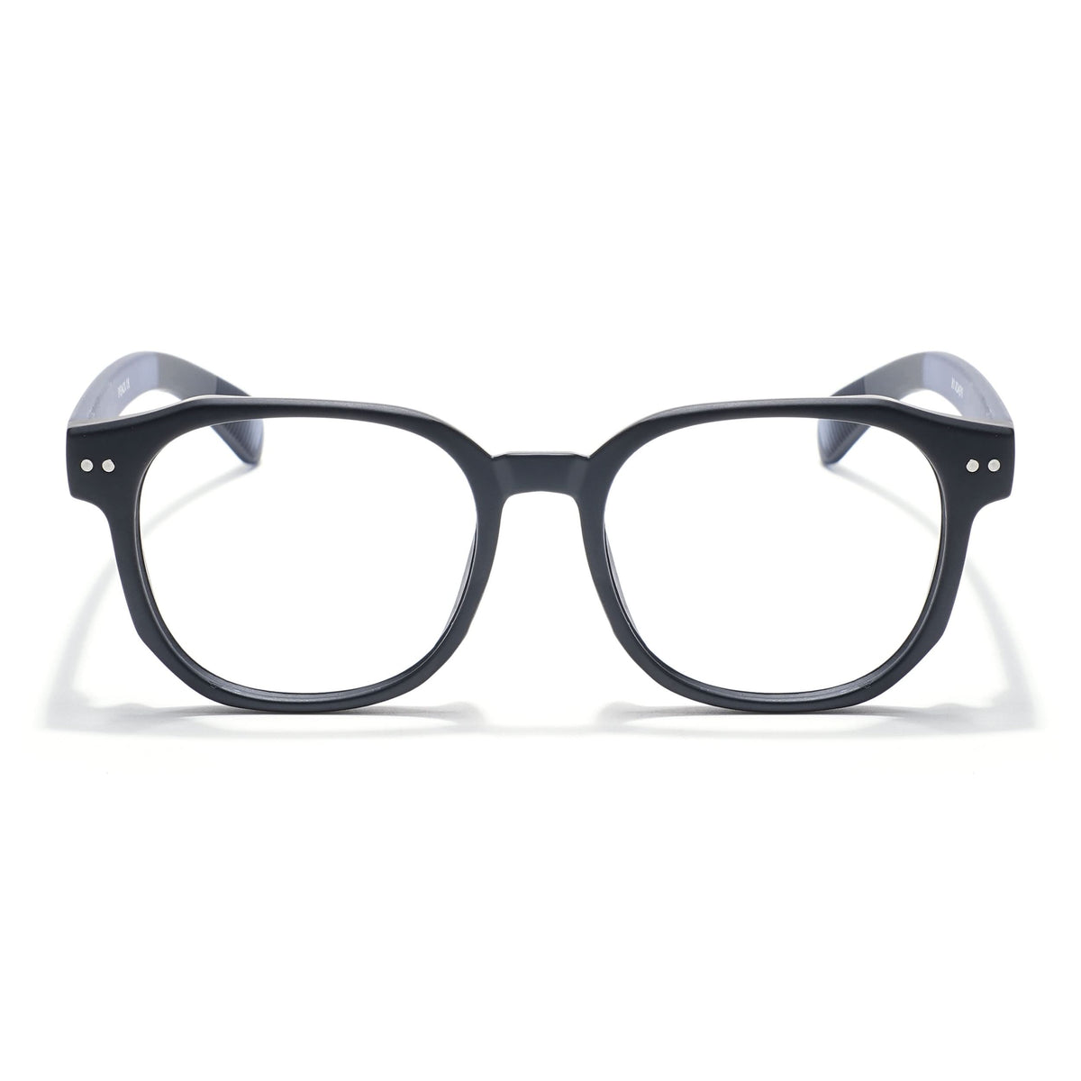 Eyejack Thunder Black Round Eyeglasses for Men & Women (1387CL561-C3)