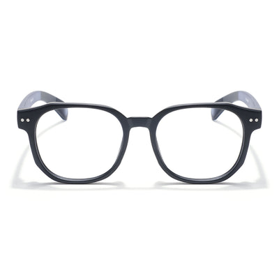 Eyejack Thunder Black Round Eyeglasses for Men & Women (1387CL561-C3)