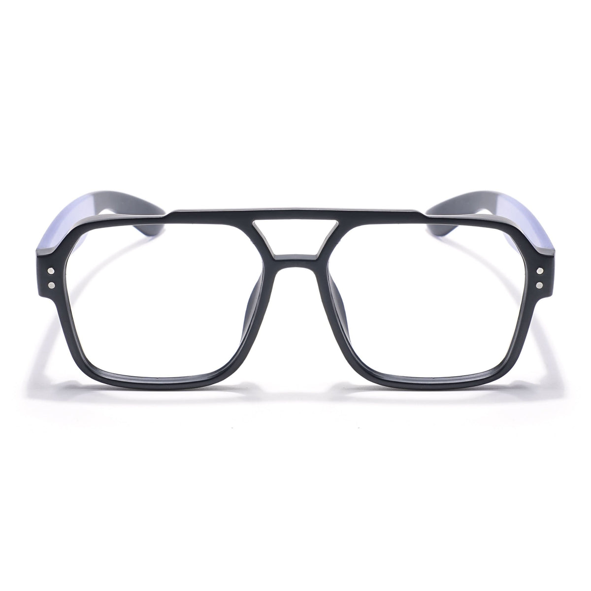 Eyejack Thunder Black Wayfarer Eyeglasses for Men & Women (1390CL576-C3)