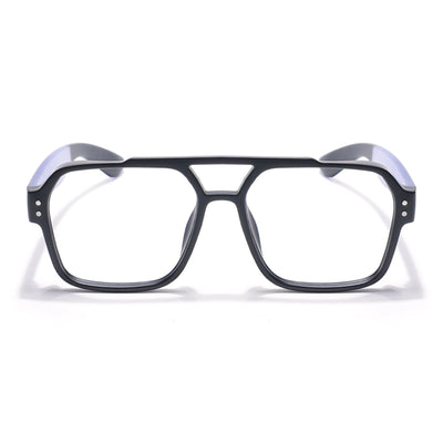Eyejack Thunder Black Wayfarer Eyeglasses for Men & Women (1390CL576-C3)