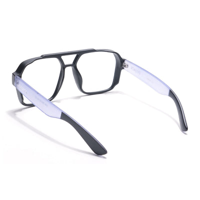 Eyejack Thunder Black Wayfarer Eyeglasses for Men & Women (1390CL576-C3)