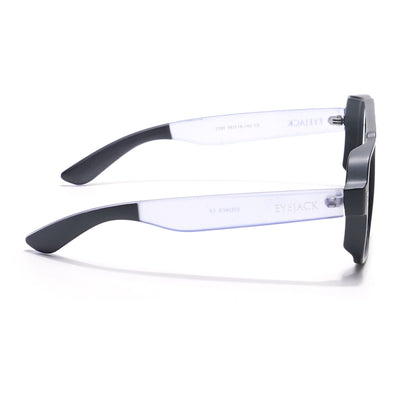 Eyejack Thunder Black Wayfarer Eyeglasses for Men & Women (1390CL576-C3)