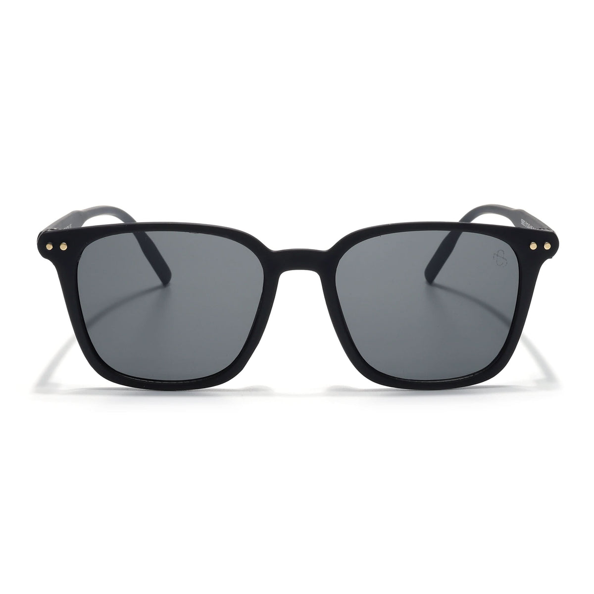 Eyejack Black Square Sunglasses for Men & Women (15902CL1056)
