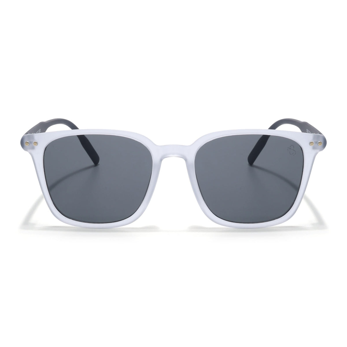 Eyejack Grey Square Sunglasses for Men & Women (15902CL1058)