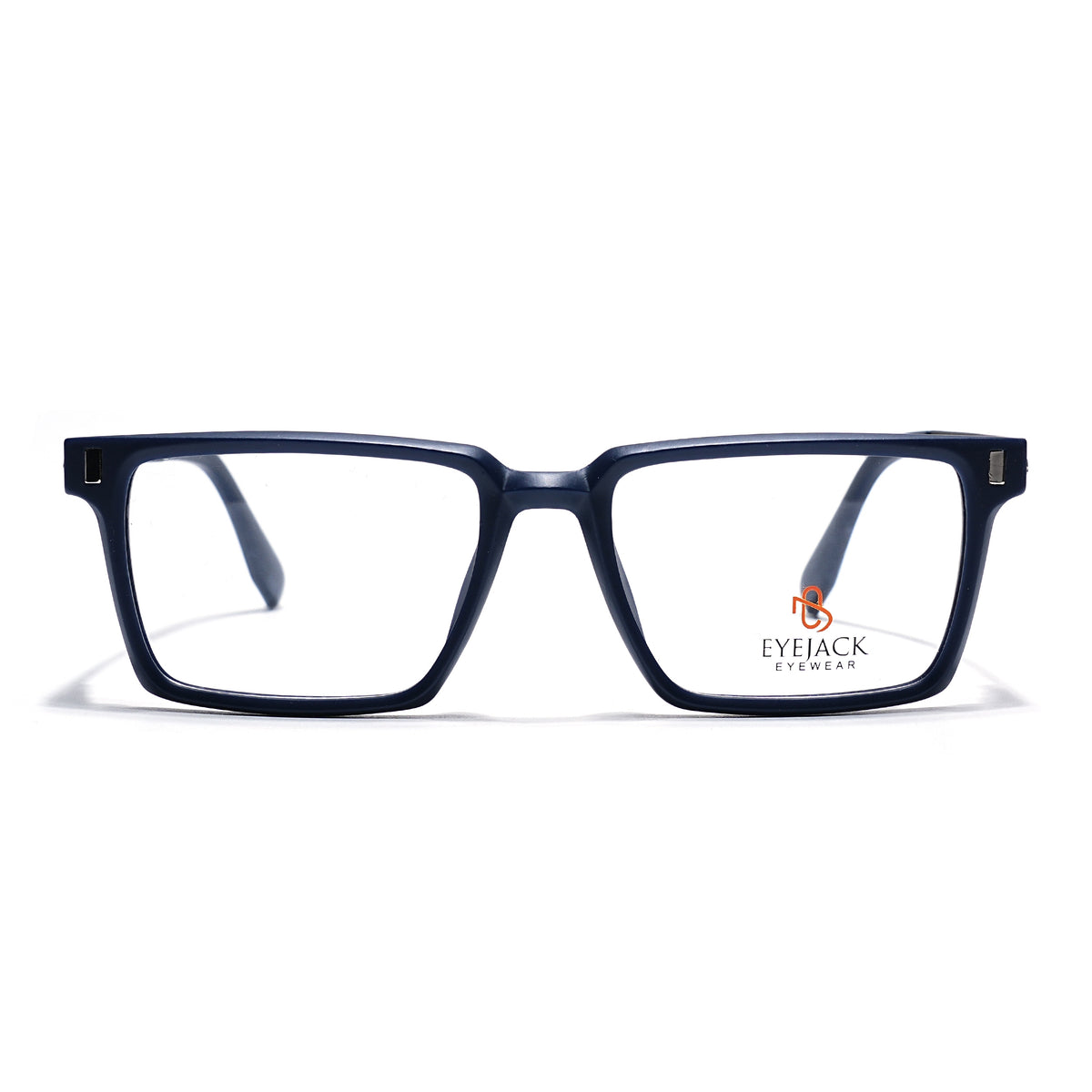 Eyejack Blue Rectangle Eyeglasses for Men & Women (162001FCL2442)