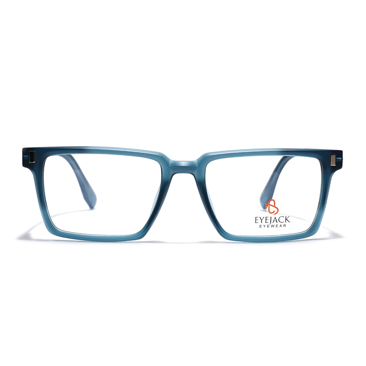 Eyejack Sea Green Rectangle Eyeglasses for Men & Women (162001FCL2443)