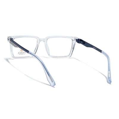 Eyejack Transparent Rectangle Eyeglasses for Men & Women (162001FCL2447)