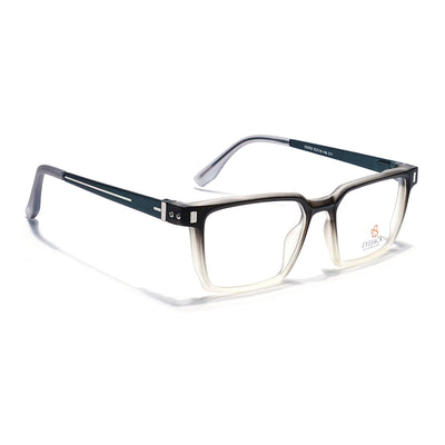 Eyejack Black & Grey Rectangle Eyeglasses for Men & Women (162002FCL2452)