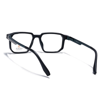 Eyejack Black Wayfarer Eyeglasses for Men & Women (162003FCL2461)