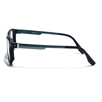 Eyejack Black Wayfarer Eyeglasses for Men & Women (162003FCL2461)