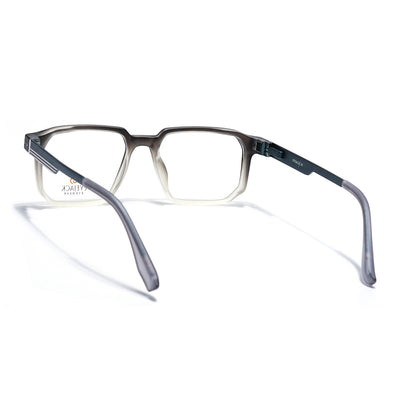 Eyejack Black & Grey Wayfarer Eyeglasses for Men & Women (162003FCL2464)