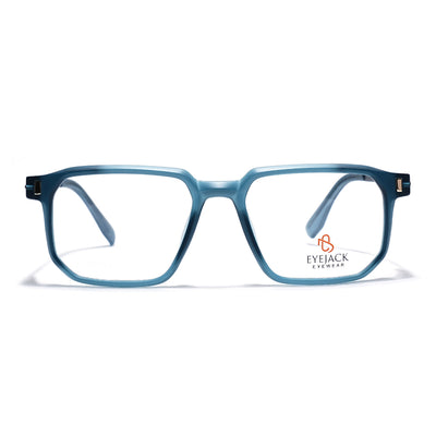 Eyejack Sea Green Wayfarer Eyeglasses for Men & Women (162003FCL2467)