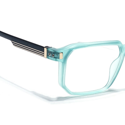 Eyejack Aqua Wayfarer Eyeglasses for Men & Women (162003FCL2468)