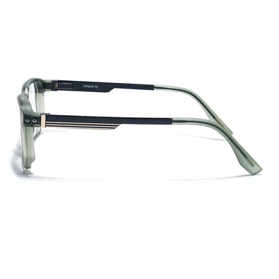 Eyejack Olive Wayfarer Eyeglasses for Men & Women (162003FCL2470)