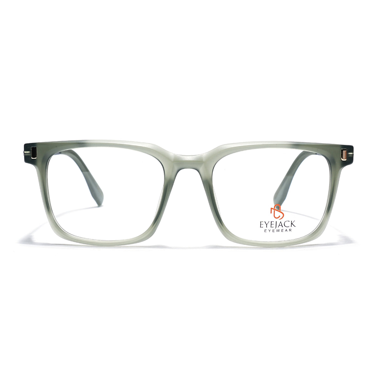Eyejack Olive Wayfarer Eyeglasses for Men & Women (162004FCL2482)