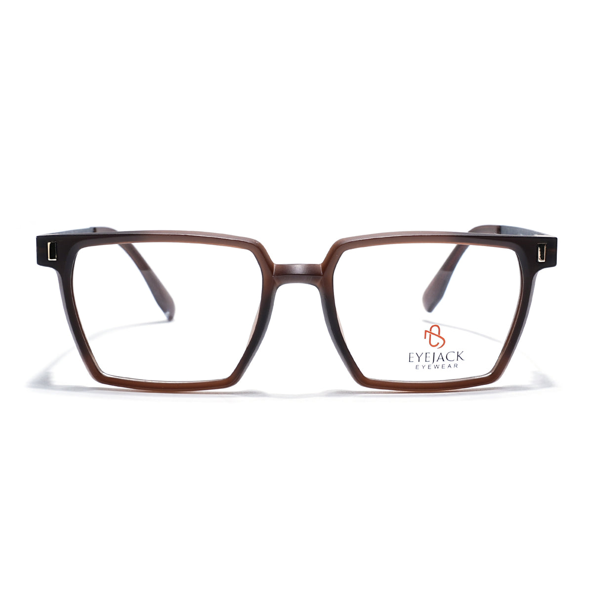 Eyejack Brown Wayfarer Eyeglasses for Men & Women (162005FCL2494)