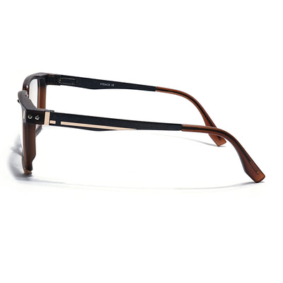 Eyejack Brown Wayfarer Eyeglasses for Men & Women (162005FCL2494)