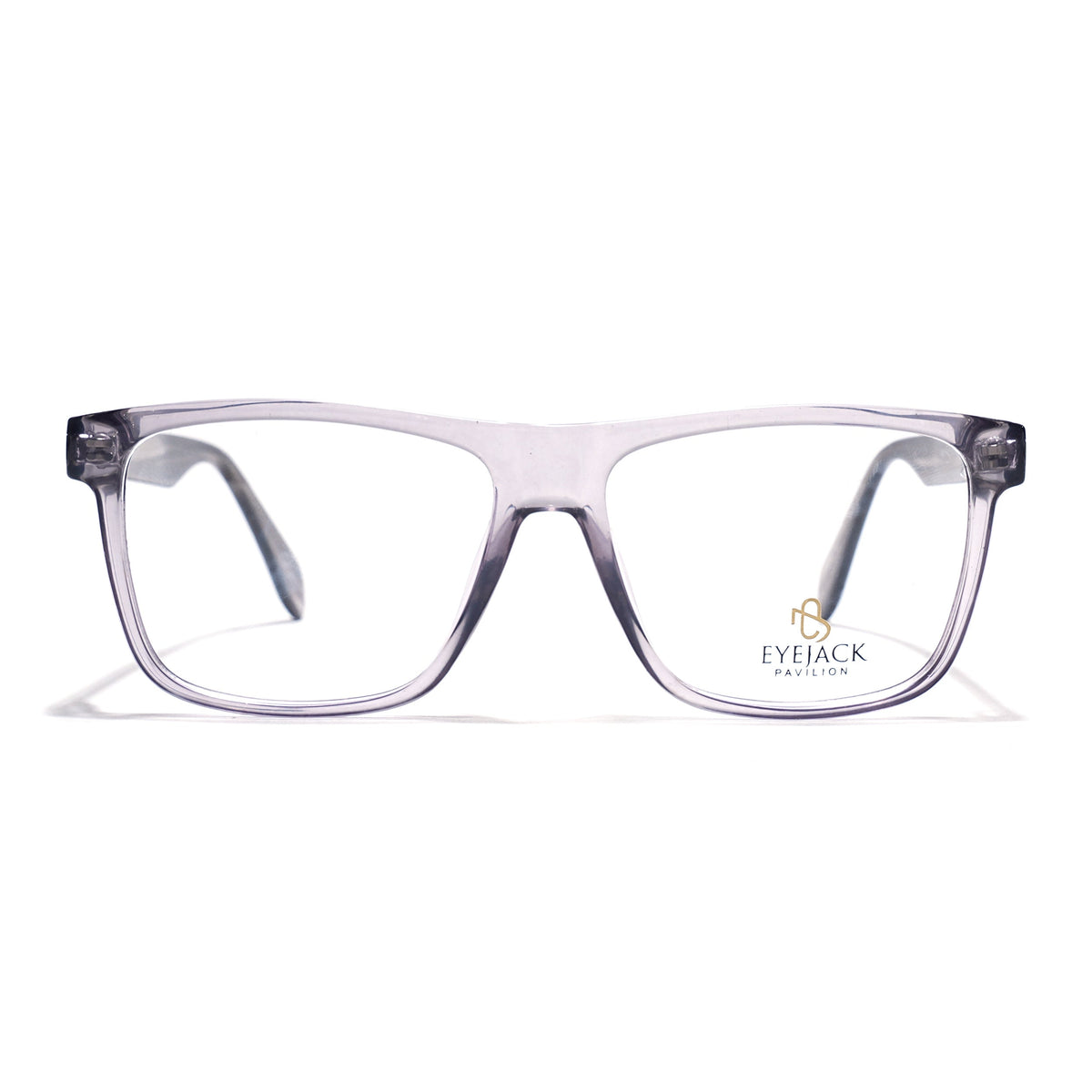 Eyejack Grey Wayfarer Eyeglasses for Men & Women (163001FCL2238)