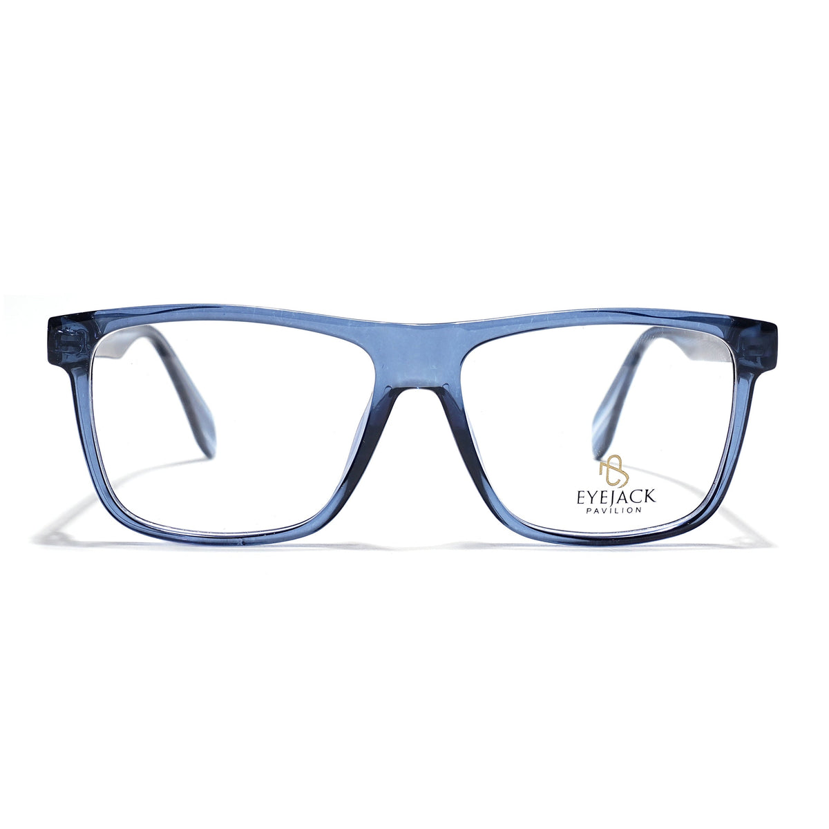 Eyejack Blue Wayfarer Eyeglasses for Men & Women (163001FCL2241)