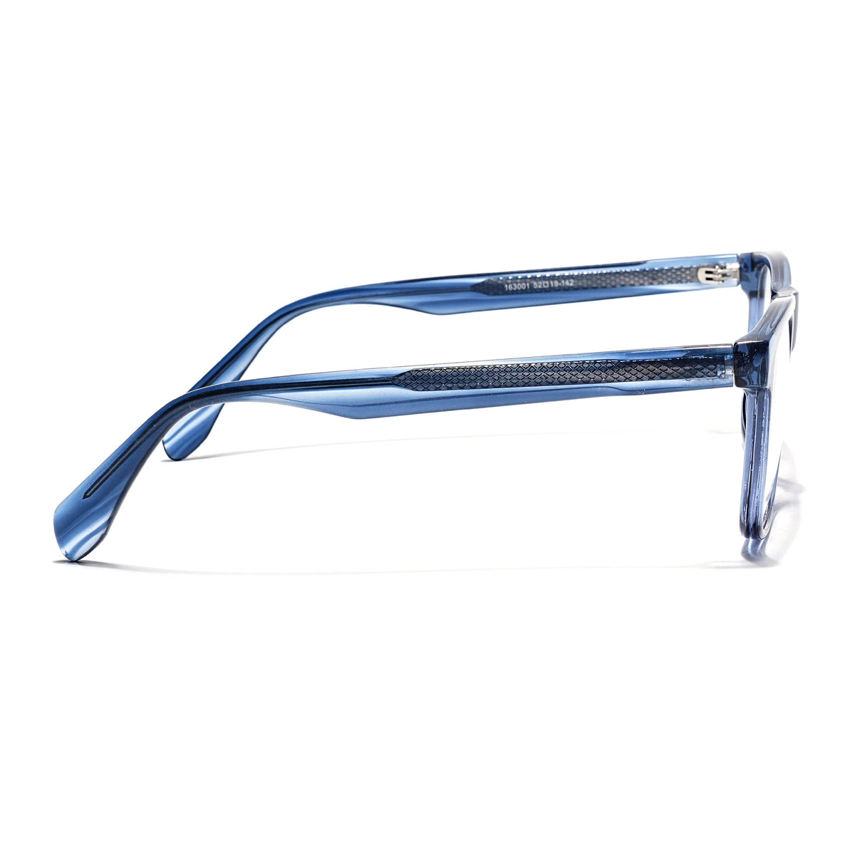 Eyejack Blue Wayfarer Eyeglasses for Men & Women (163001FCL2241)