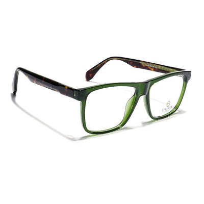 Eyejack Green Wayfarer Eyeglasses for Men & Women (163001FCL2242)