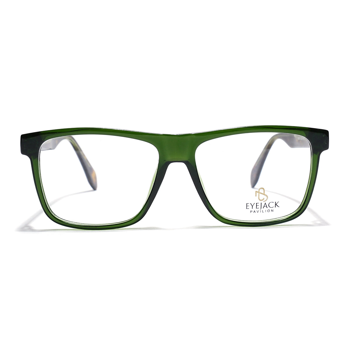 Eyejack Green Wayfarer Eyeglasses for Men & Women (163001FCL2242)