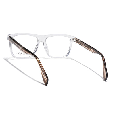 Eyejack Transparent Wayfarer Eyeglasses for Men & Women (163001FCL2243)