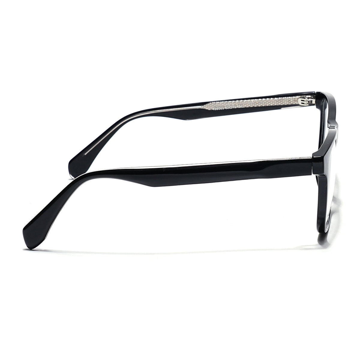 Eyejack Shine Black Wayfarer Eyeglasses for Men & Women (163003FCL2252)