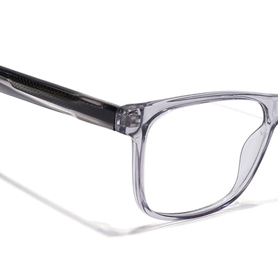 Eyejack Grey Wayfarer Eyeglasses for Men & Women (163003FCL2254)