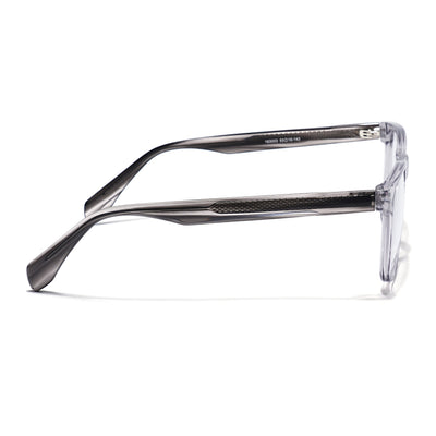 Eyejack Grey Wayfarer Eyeglasses for Men & Women (163003FCL2254)