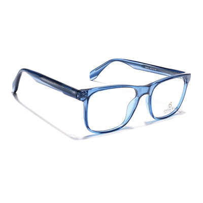 Eyejack Blue Wayfarer Eyeglasses for Men & Women (163003FCL2257)