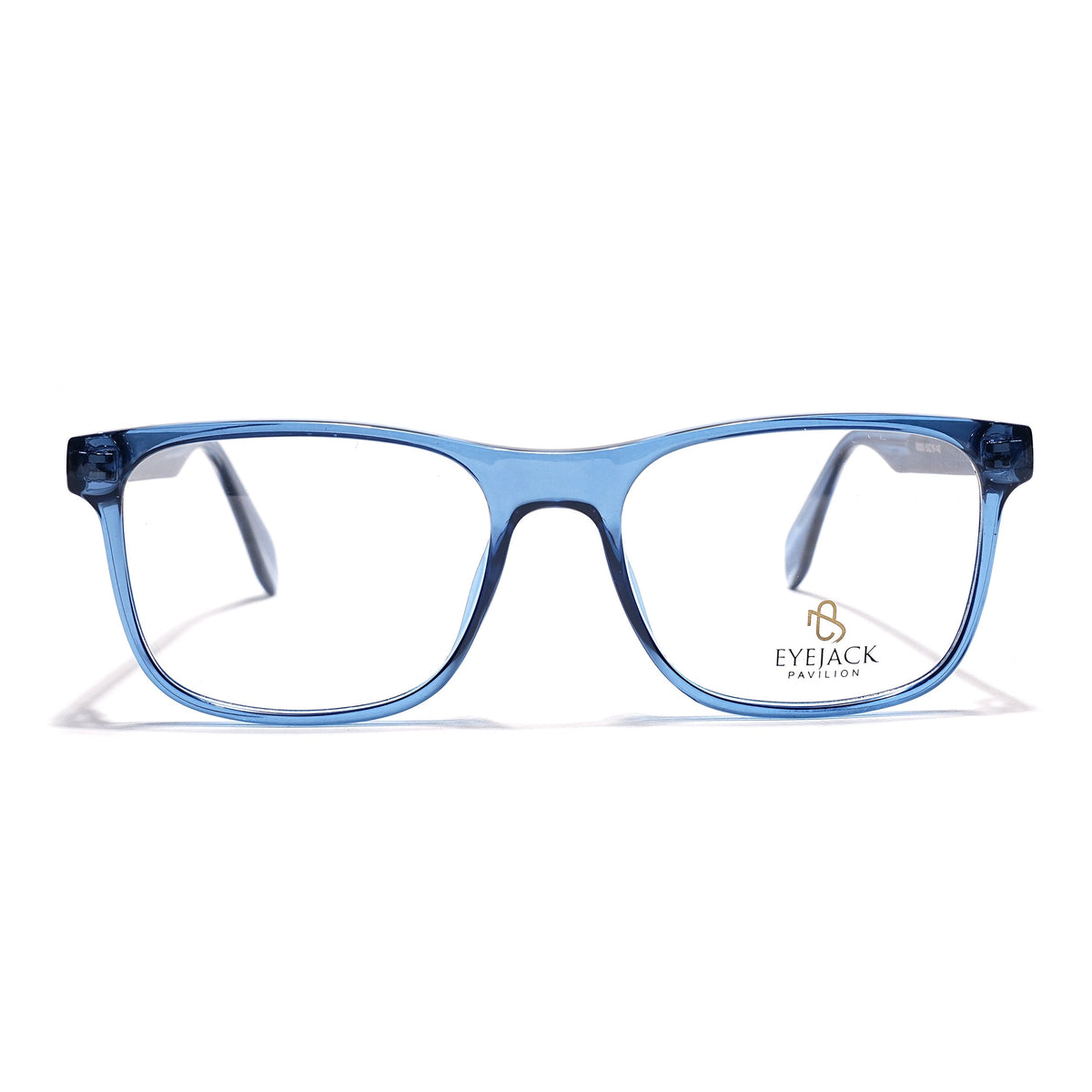Eyejack Blue Wayfarer Eyeglasses for Men & Women (163003FCL2257)