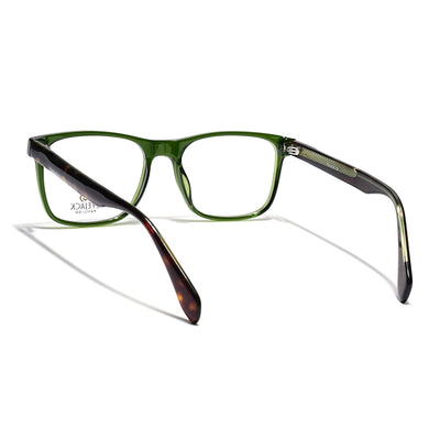 Eyejack Green Wayfarer Eyeglasses for Men & Women (163003FCL2258)