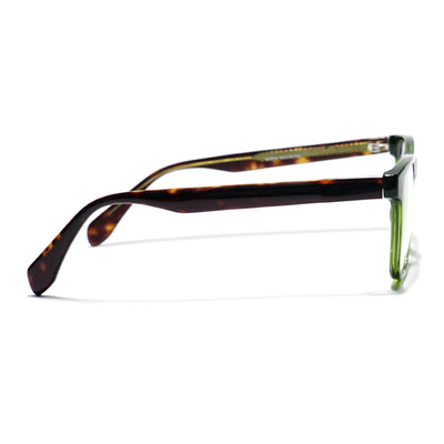Eyejack Green Wayfarer Eyeglasses for Men & Women (163003FCL2258)